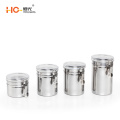 New design metal seal canister food set with plastic canister lids